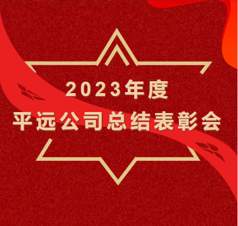 新平遠 新氣象∣平遠公司2023年度總結表彰會(huì )圓滿(mǎn)舉辦